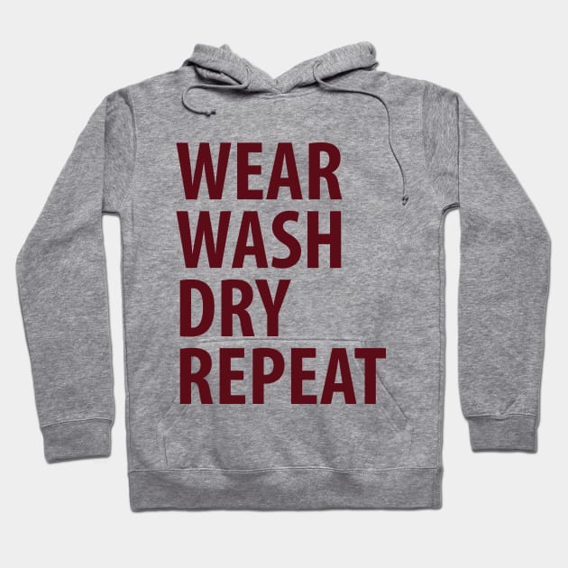 Wear Wash Dry Repeat Hoodie by gastaocared